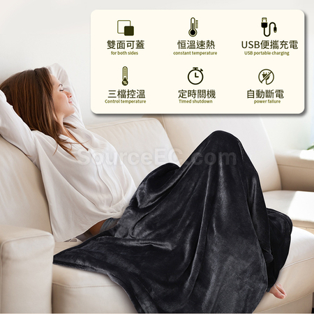禮品訂造USB充電可水洗電熱暖披肩紀念品