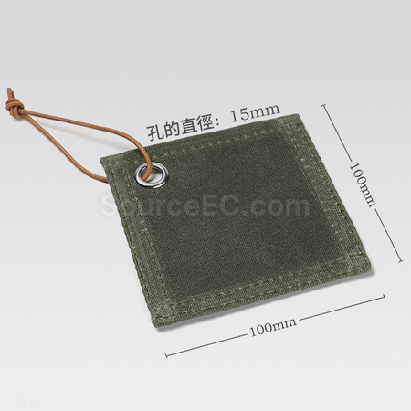 禮品訂造方形隔熱防水帆布杯墊紀念品