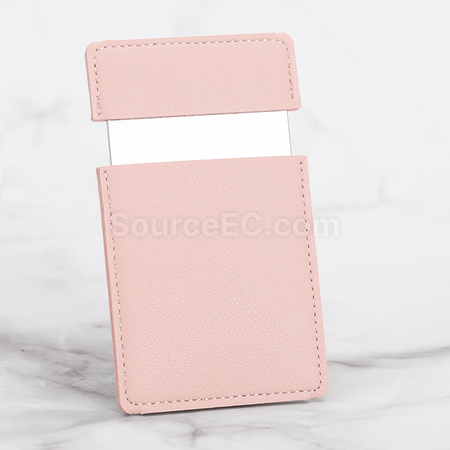 禮品訂造PU套不銹鋼鏡子紀念品