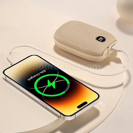 禮品訂造USB毛絨暖手寶移動電源紀念品