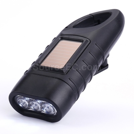 禮品訂造露營手搖led手電筒紀念品