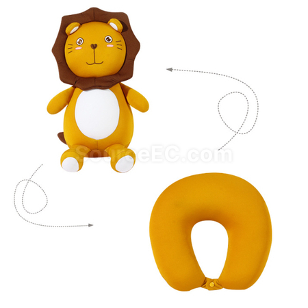 禮品訂造二合一動物頸枕紀念品