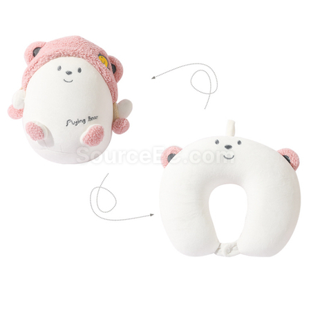 禮品訂造二合一動物頸枕紀念品