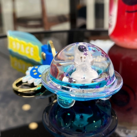 禮品訂造太空人鑰匙扣紀念品