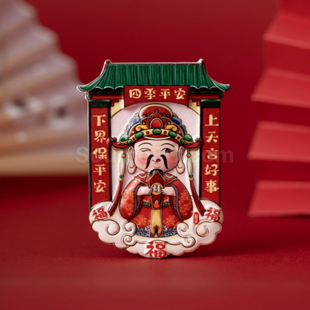 禮品訂造財神爺冰箱貼紀念品