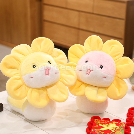 禮品訂造太陽花蛇寶寶公仔紀念品