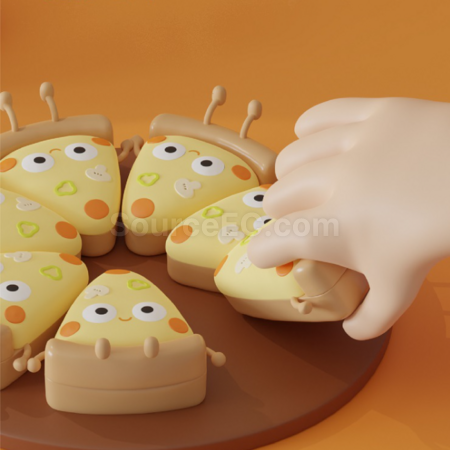 禮品訂造披薩小夜燈/拍拍燈紀念品