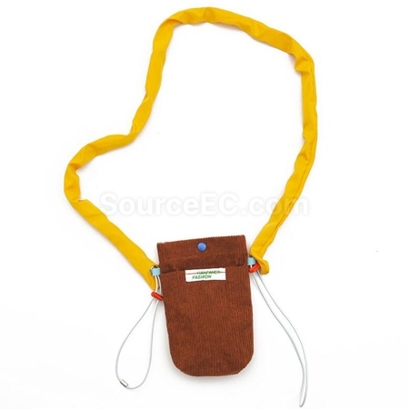 禮品訂造燈芯絨斜挎包紀念品