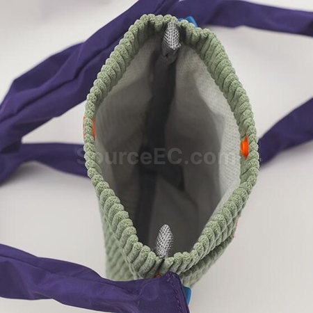 禮品訂造燈芯絨斜挎包紀念品