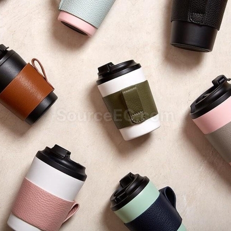 禮品訂造PU手提隔熱杯套紀念品