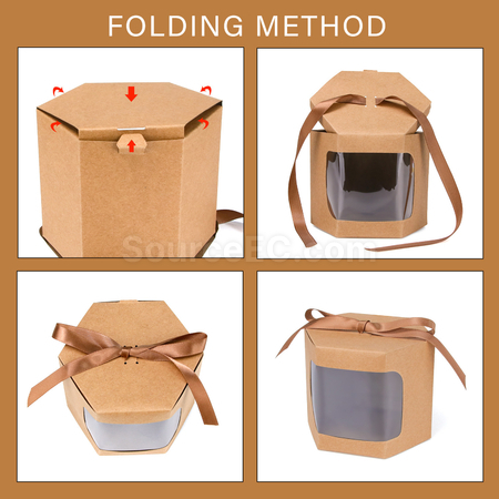 禮品訂造六角開窗禮盒紀念品