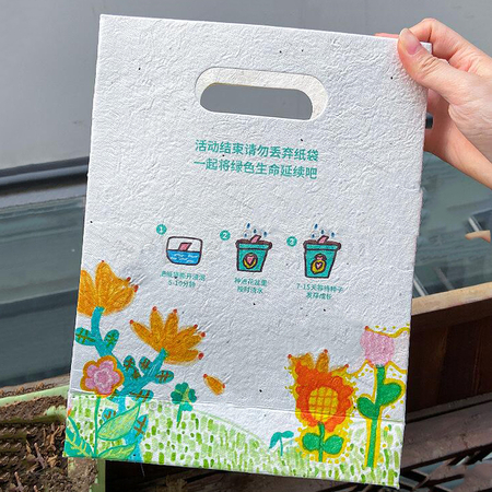禮品訂造種子紙手提袋紀念品
