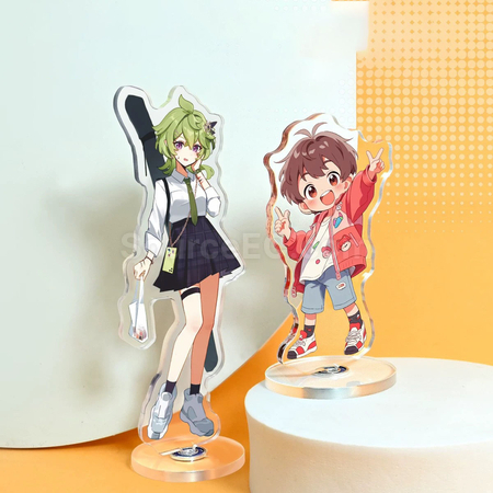 禮品訂造亞克力旋轉人形立牌紀念品