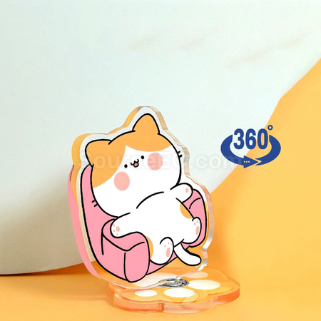 禮品訂造亞克力旋轉人形立牌紀念品