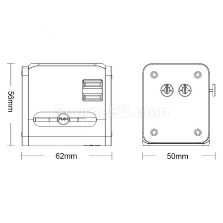 禮品訂造旅行萬用轉換插頭紀念品