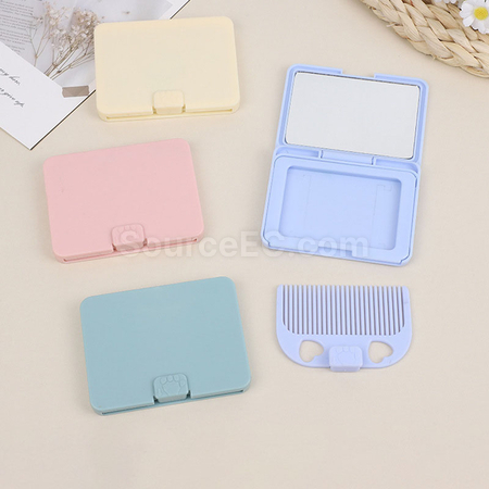 禮品訂造折疊鏡梳紀念品
