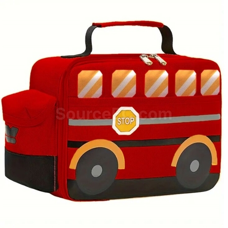 禮品訂造兒童卡通汽車保溫袋紀念品