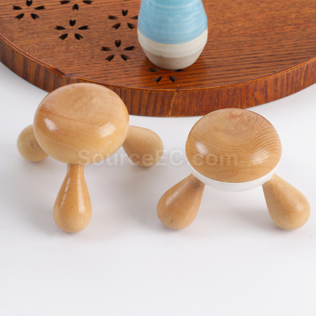禮品訂造木質手動按摩器紀念品