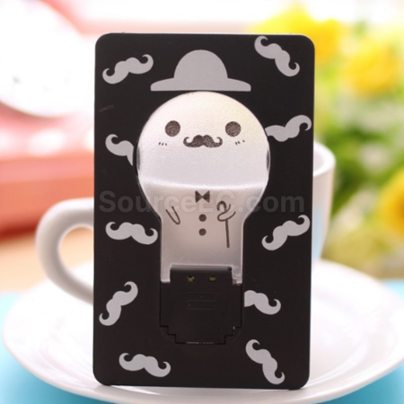禮品訂造折疊卡片led小夜燈紀念品