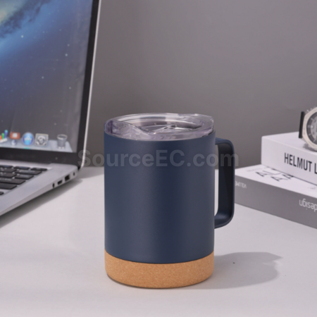 禮品訂造軟木底保溫馬克杯紀念品