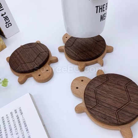 禮品訂造烏龜木杯墊紀念品
