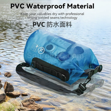 禮品訂造戶外雙肩半透明防水包紀念品