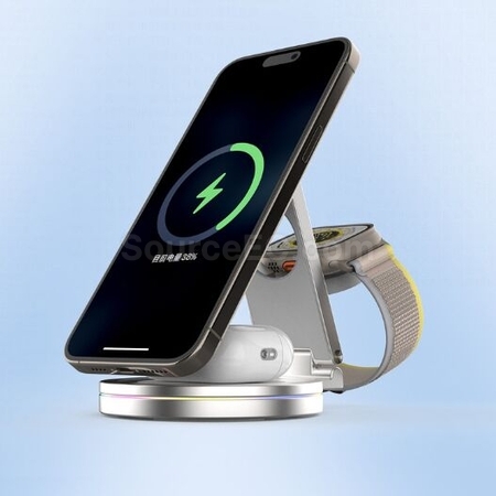 禮品訂造360°磁吸無線充支架紀念品