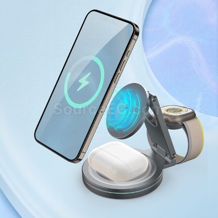 禮品訂造360°磁吸無線充支架紀念品