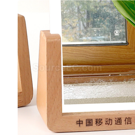 禮品訂造簡約時尚U型橫版亞克力相框紀念品