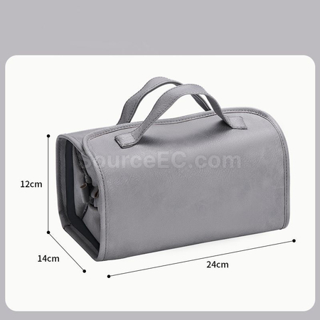 禮品訂造折疊PU收納洗漱包紀念品