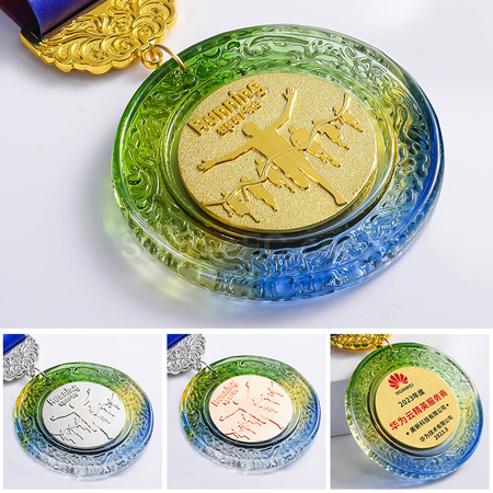 禮品訂造跑步金屬獎牌紀念品