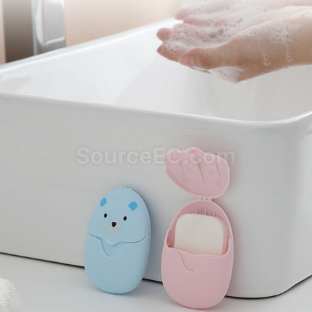禮品訂造可擕式肥皂紙紀念品