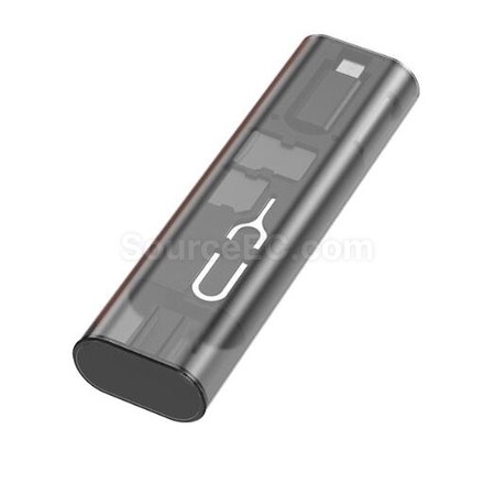 禮品訂造帶鏡便攜充電線收納盒紀念品