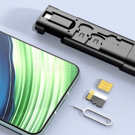 禮品訂造帶鏡便攜充電線收納盒紀念品