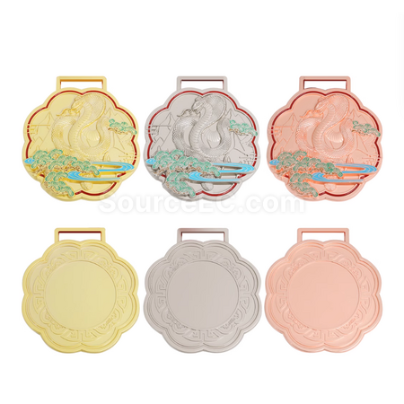 禮品訂造蛇年金屬獎牌紀念品