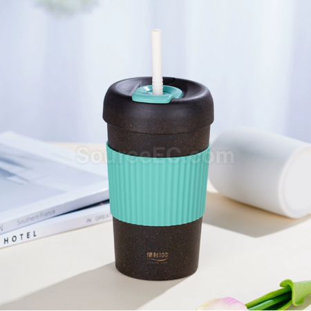 禮品訂造可降解咖啡渣材質咖啡杯紀念品