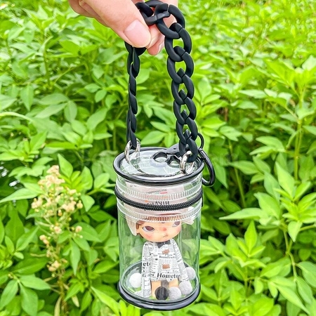 禮品訂造圓筒PVC透明娃包紀念品