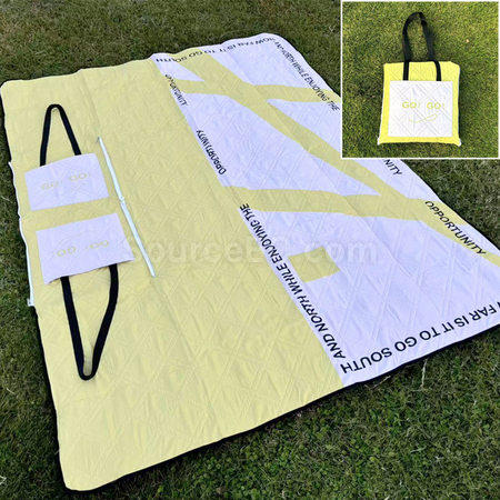 禮品訂造兩用野餐墊購物袋紀念品