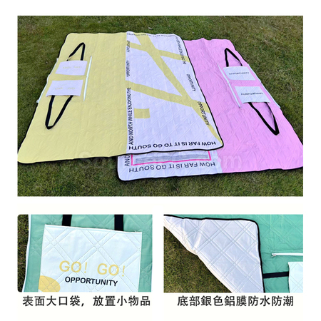 禮品訂造兩用野餐墊購物袋紀念品