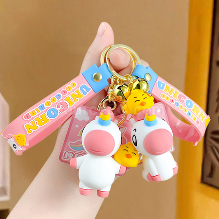 禮品訂造可愛獨角獸匙扣紀念品