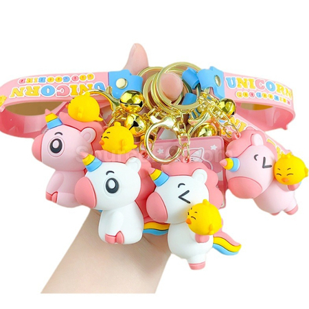 禮品訂造可愛獨角獸匙扣紀念品