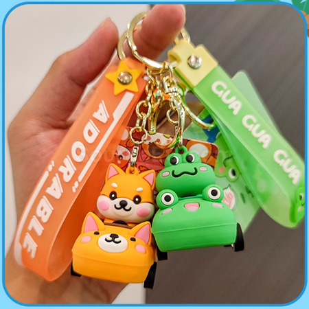 禮品訂造可愛回力車匙扣紀念品