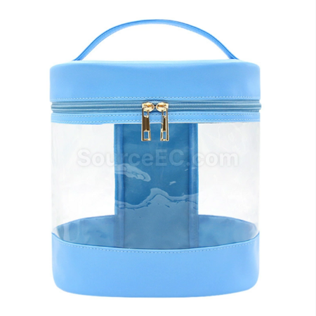 禮品訂造pvc透明圓桶包紀念品