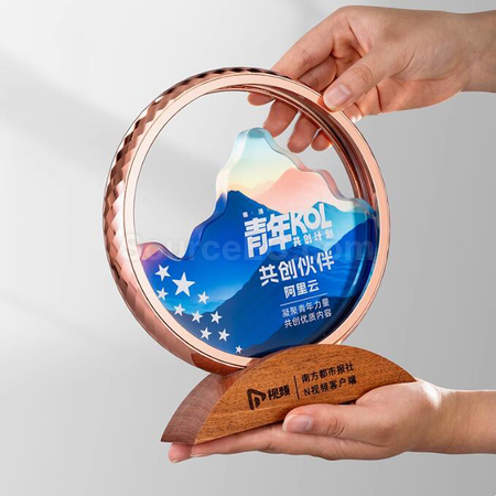 禮品訂造金屬獎座紀念品