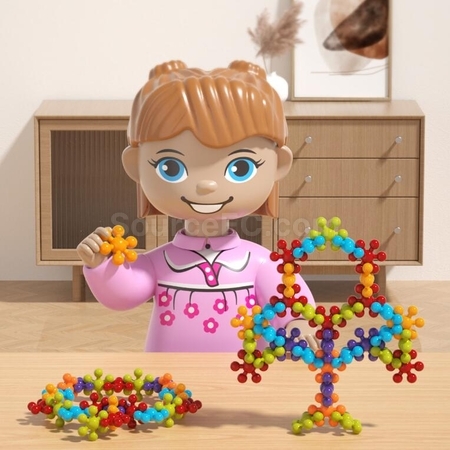 禮品訂造Diy梅花積木紀念品