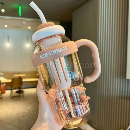 禮品訂造1300ml塑膠大肚水杯紀念品