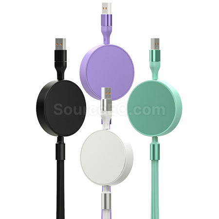禮品訂造100W伸縮二拖三充電線紀念品