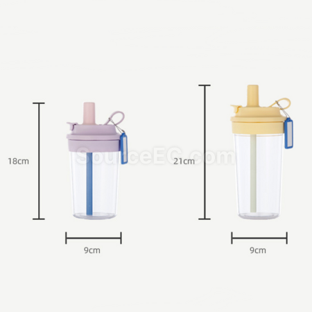禮品訂造塑膠吸管水樽紀念品
