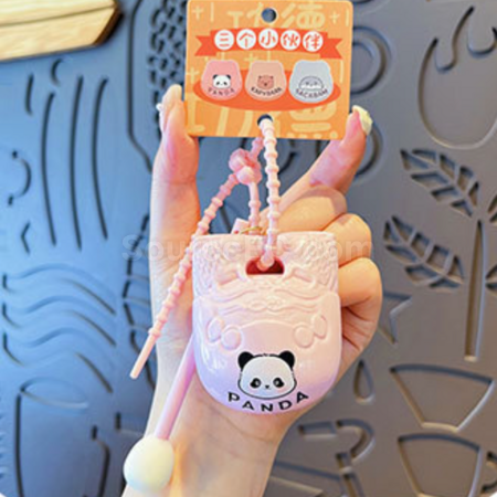 禮品訂造解壓卡通木魚掛件紀念品