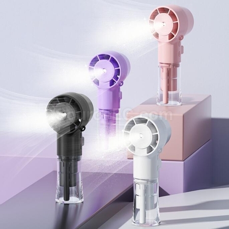 禮品訂造手持掛脖噴霧便攜高速USB風扇紀念品